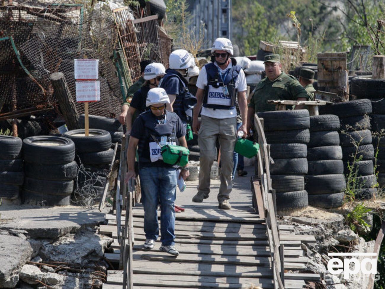Українські військові закликали ОБСЄ простежити за відведенням бойовиками важкого озброєння