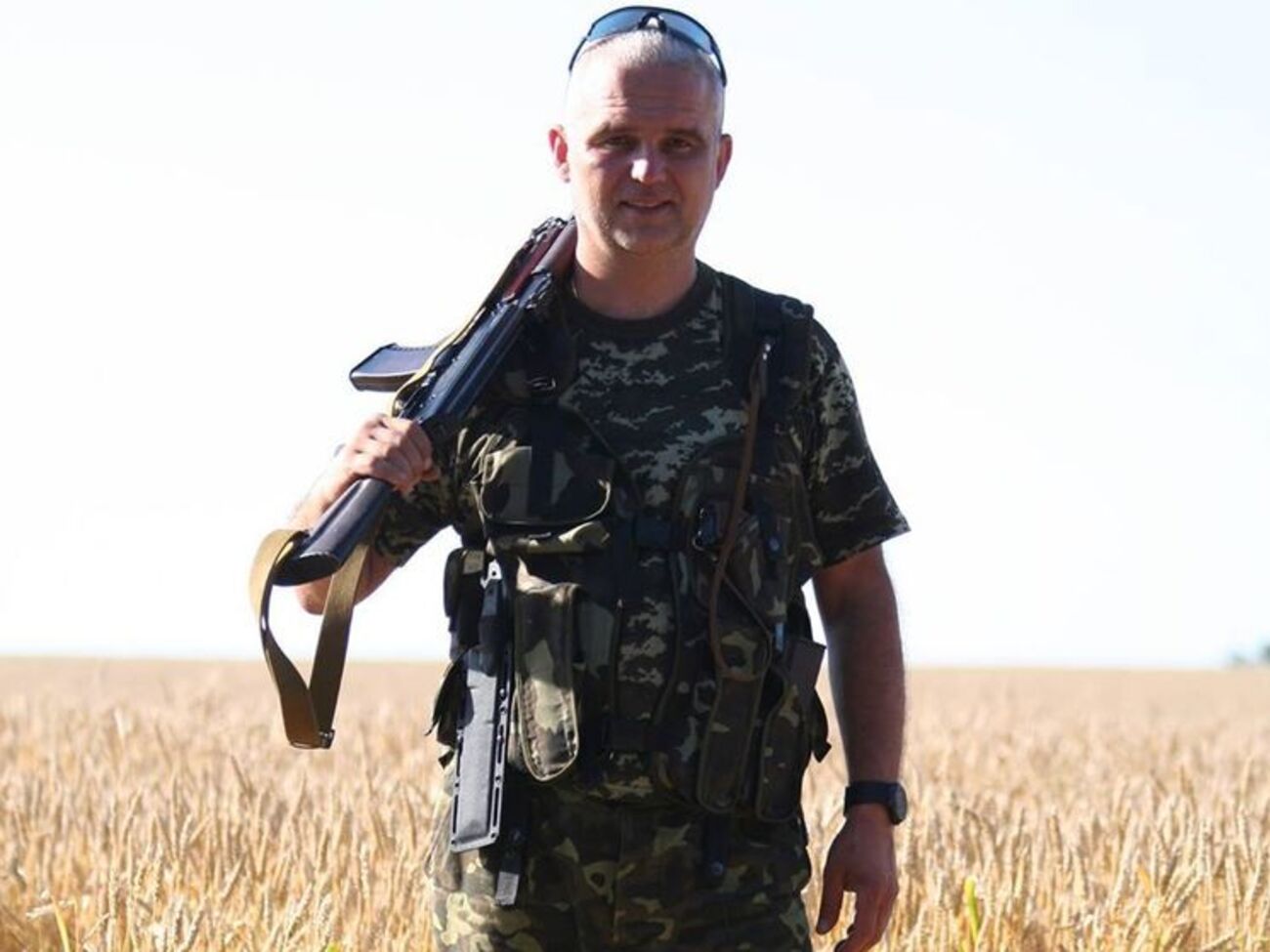 После выезда из Крыма Чернобук был в АТО