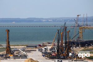 Строительство Керченского моста Россией мешает судоходству, заявили в Украине