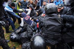В Одесі на мітингу сталася бійка