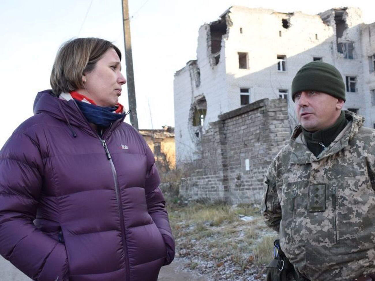 Українські військові розповіли Джудіт Гоф про бої за звільнення міст України 2014 року