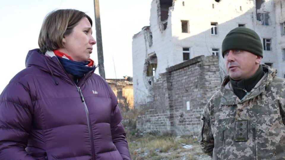 Украинские военные рассказали Джудит Гоф о боях за освобождение городов Украины в 2014 году