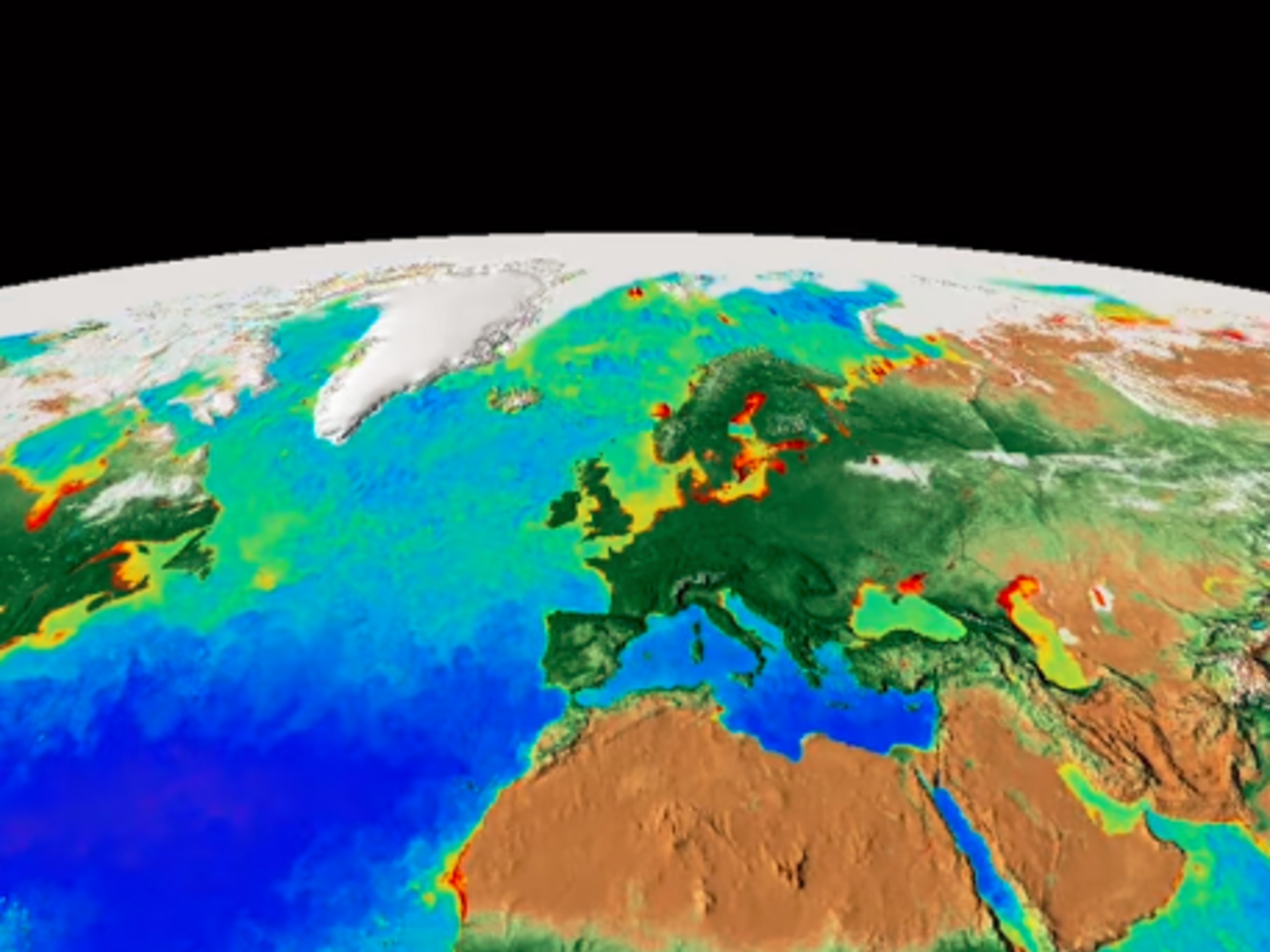 В NASA показали изменения на Земле