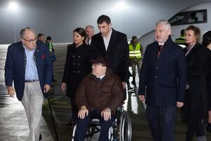 В аеропорту Джуліані зустрів мер Харкова Кернес і голови департаментів міськради