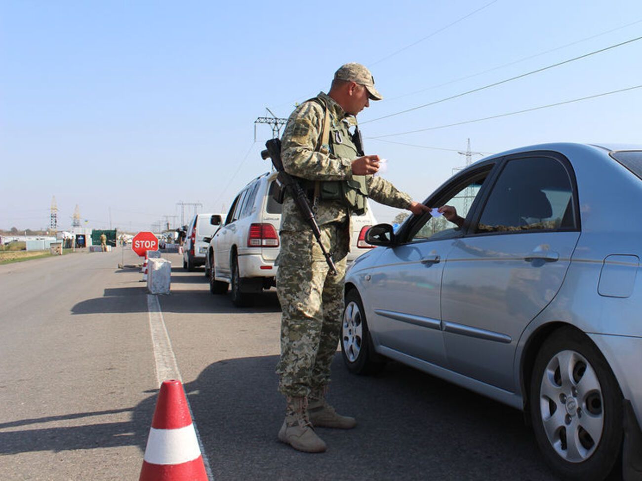 Інцидент стався на КПВВ "Мар'їнка"