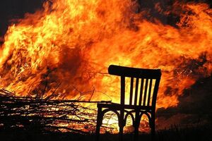 Площадь возгорания составила около 500 м²