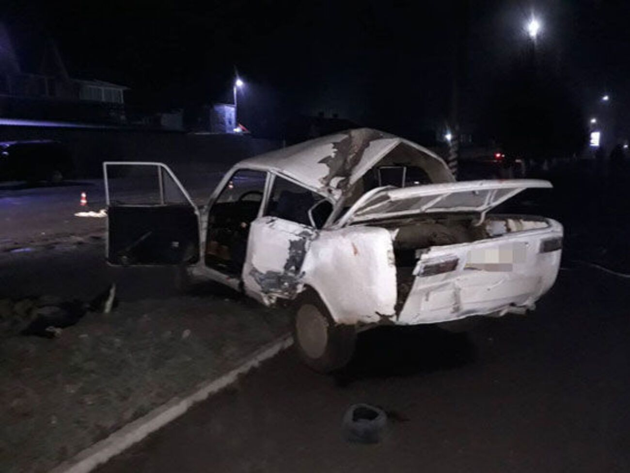 Водій зник із місця події