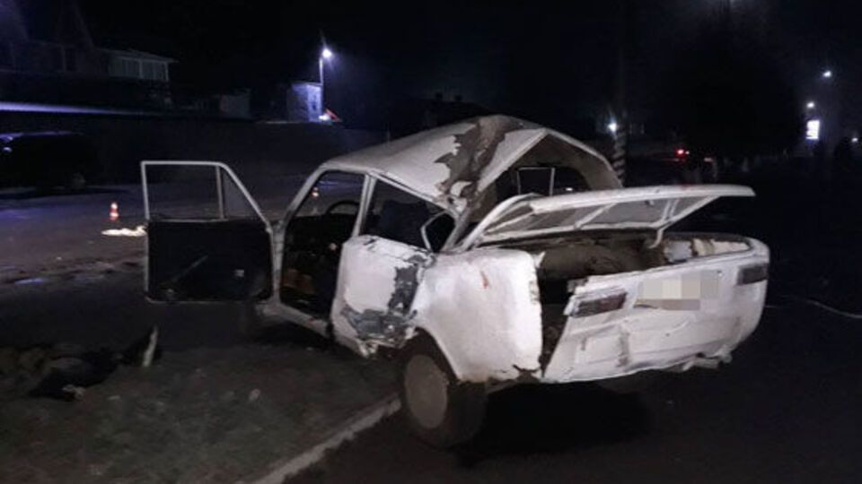 Водій зник із місця події