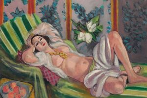 Среди жемчужин коллекции – полотно Матисса "Лежащая одалиска с магнолиями"