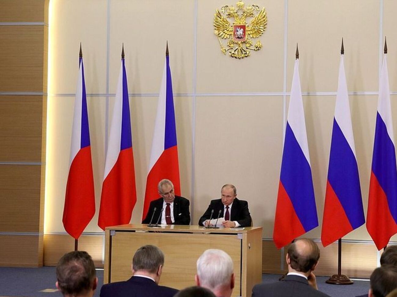 Земан і Путін провели переговори 21 листопада