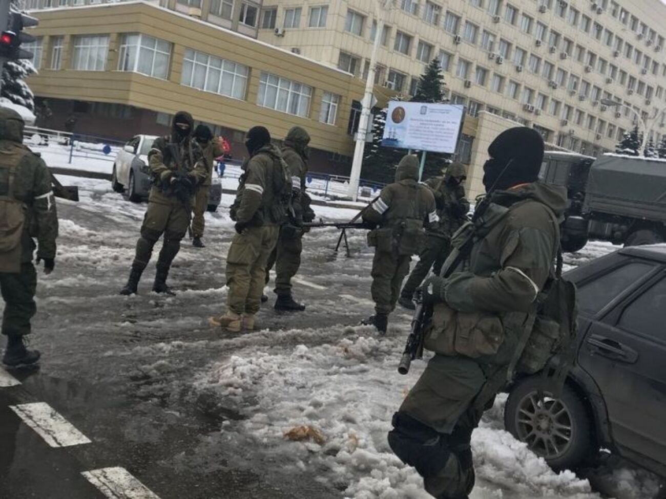 У центрі Луганська не працюють дитячі садки, школи та магазини