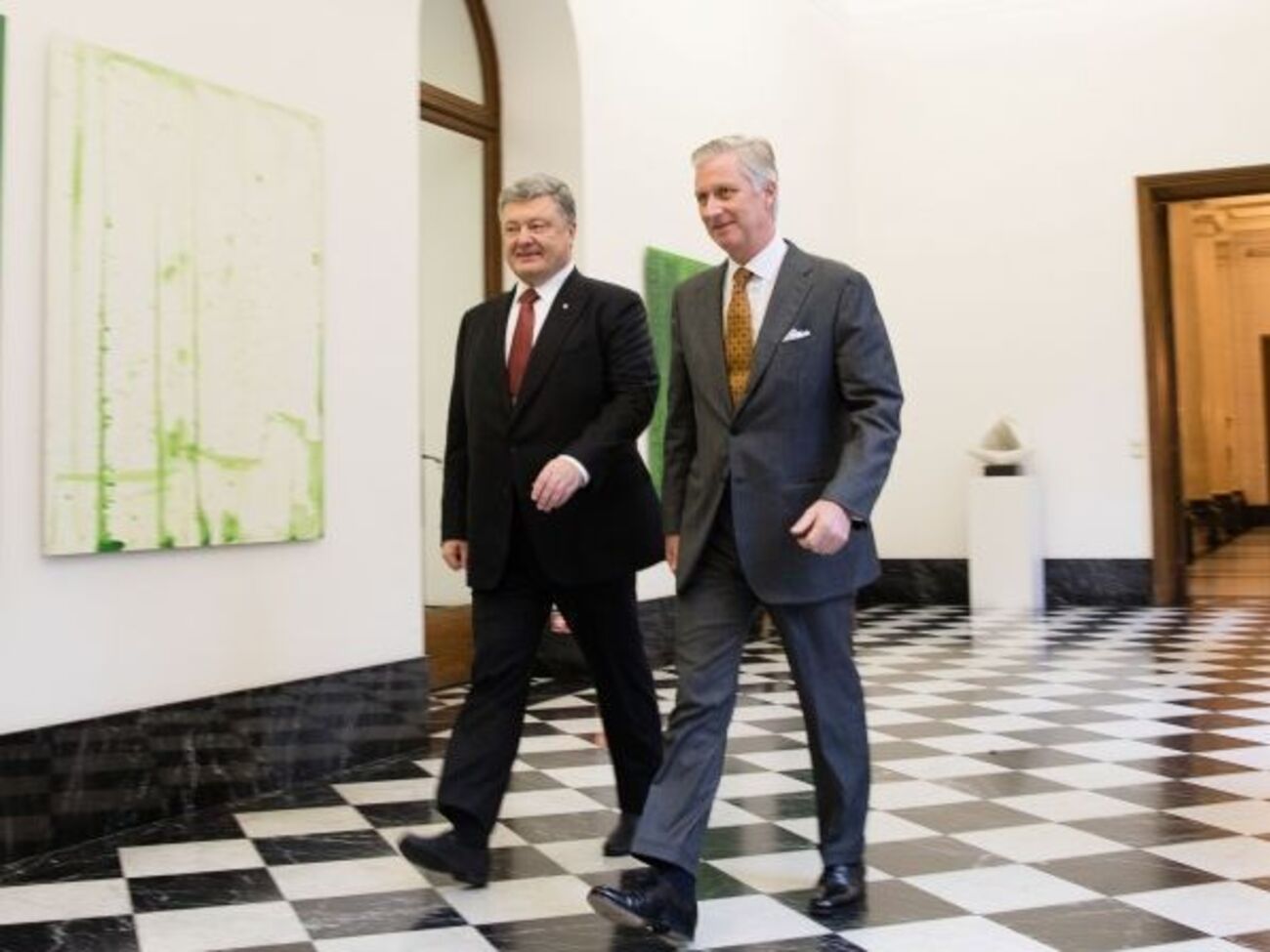 Порошенко провел встречу с королем Бельгии Филиппом