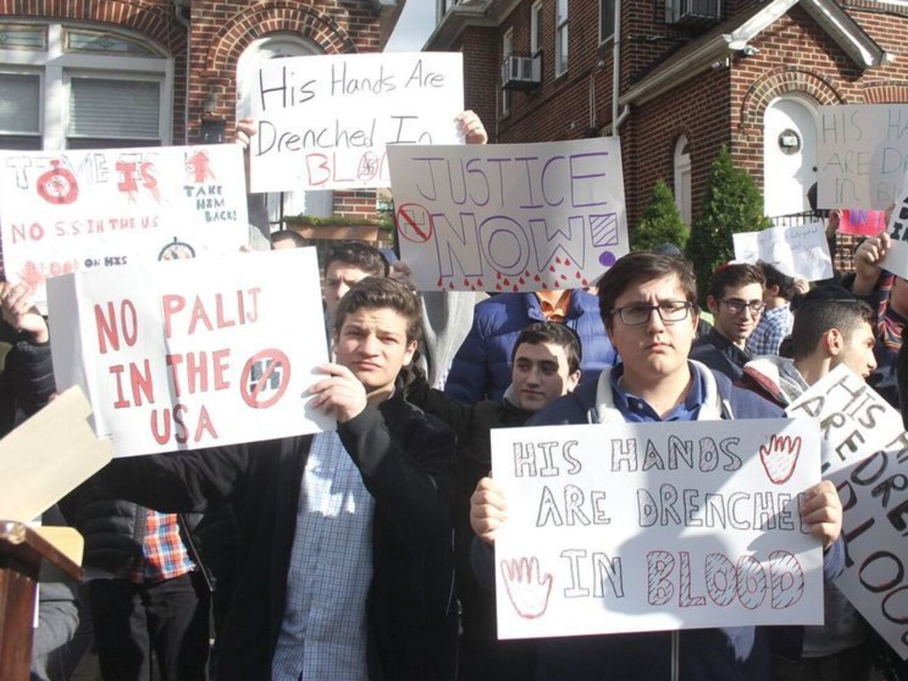 Акція протесту під будинком Палія