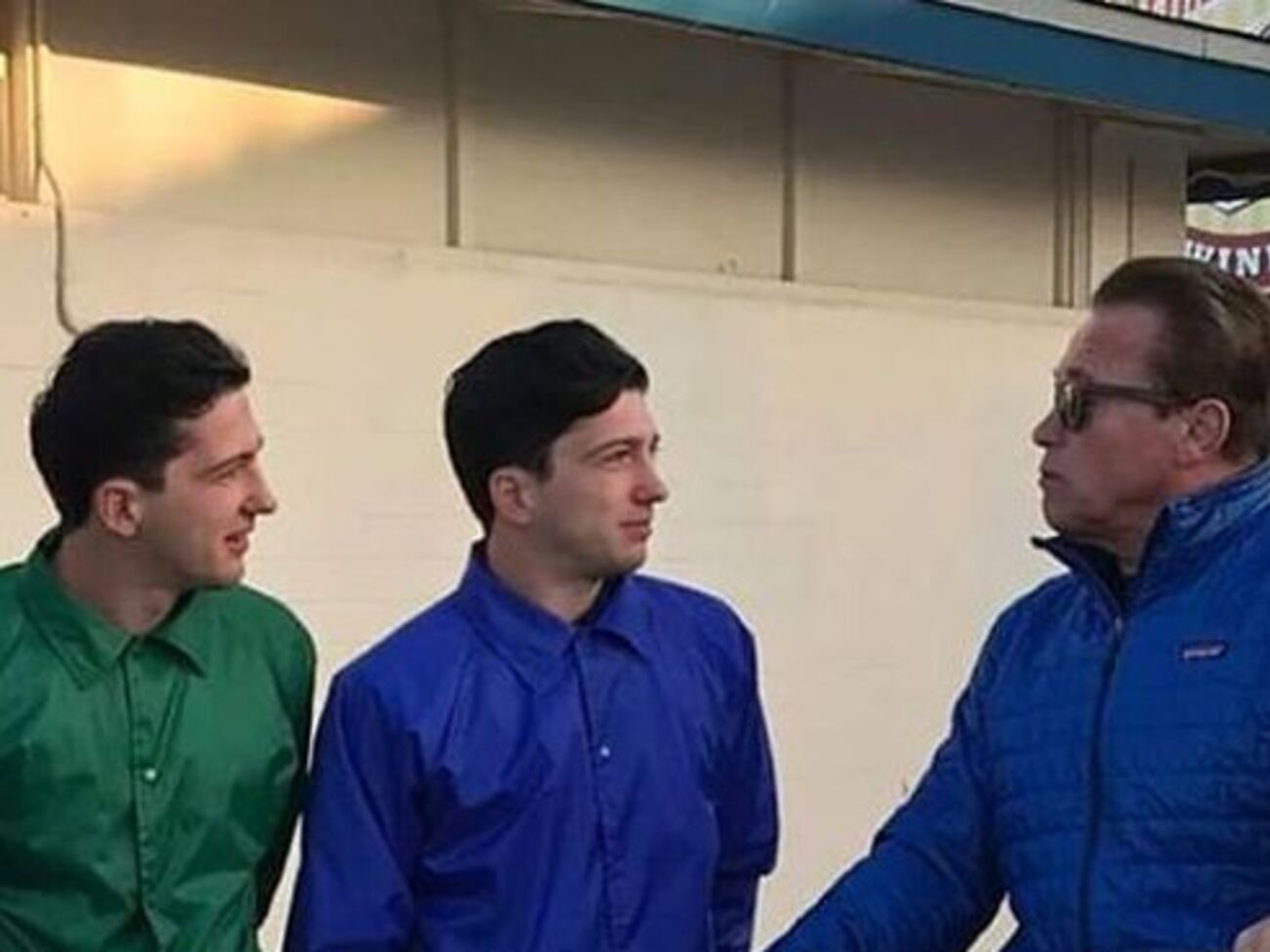 Шварценеггер пообщался с украинскими музыкантами