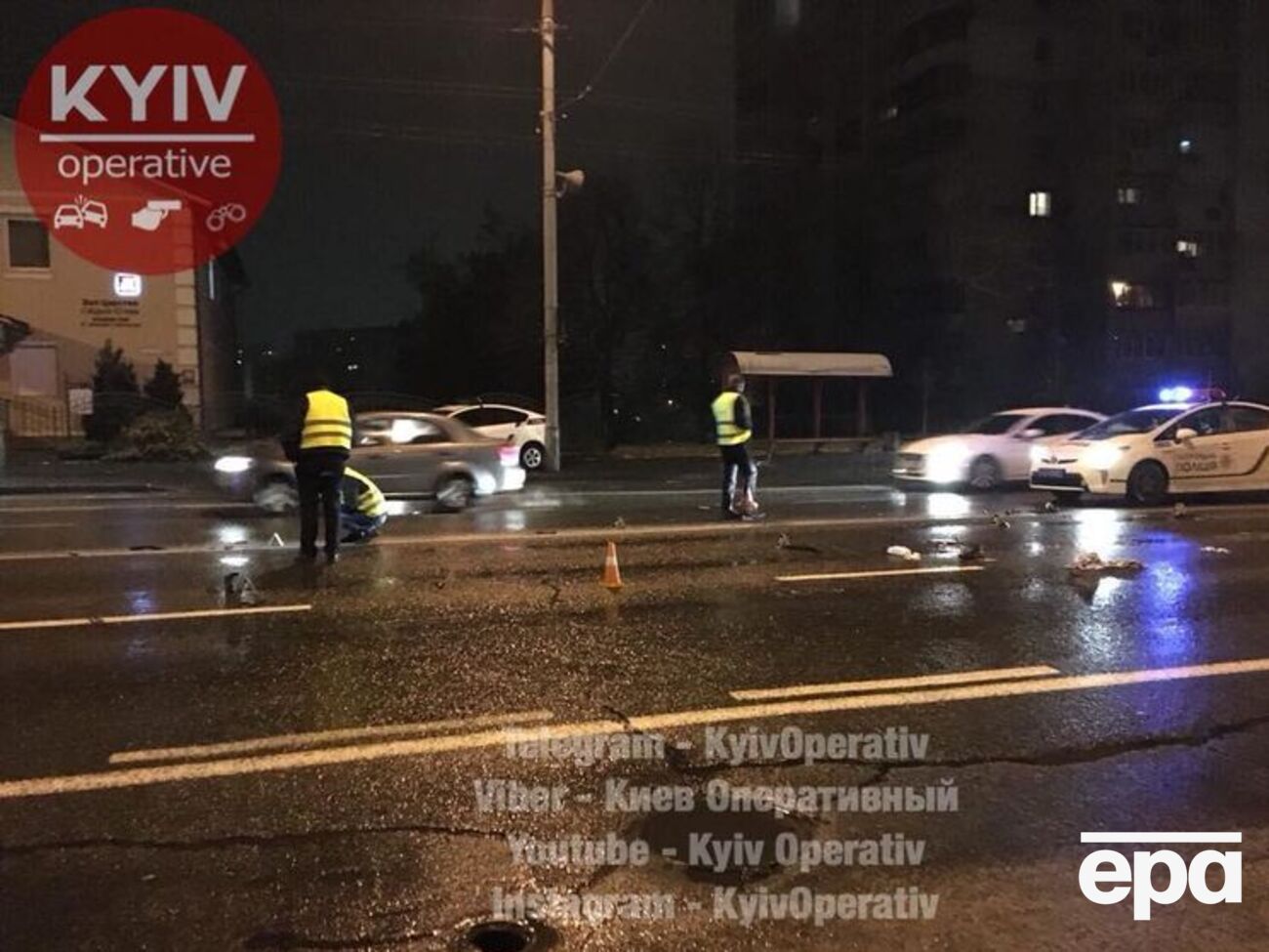 Водій, що збив двох людей, зник