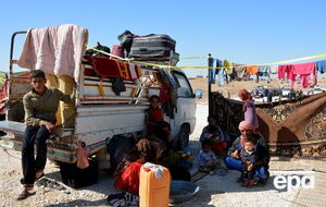 Беженцы в сирийской провинции Дейр-эз-Зор