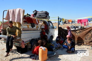 Біженці в сирійській провінції Дейр-ез-Зор