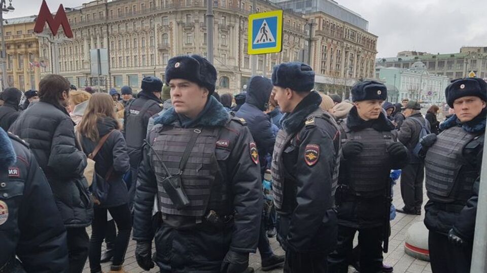 В МВД РФ заявили, что людей задерживали за нарушение общественного порядка