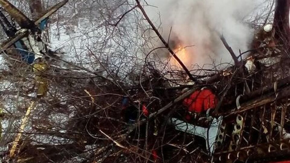 Унаслідок жорсткої посадки літак загорівся