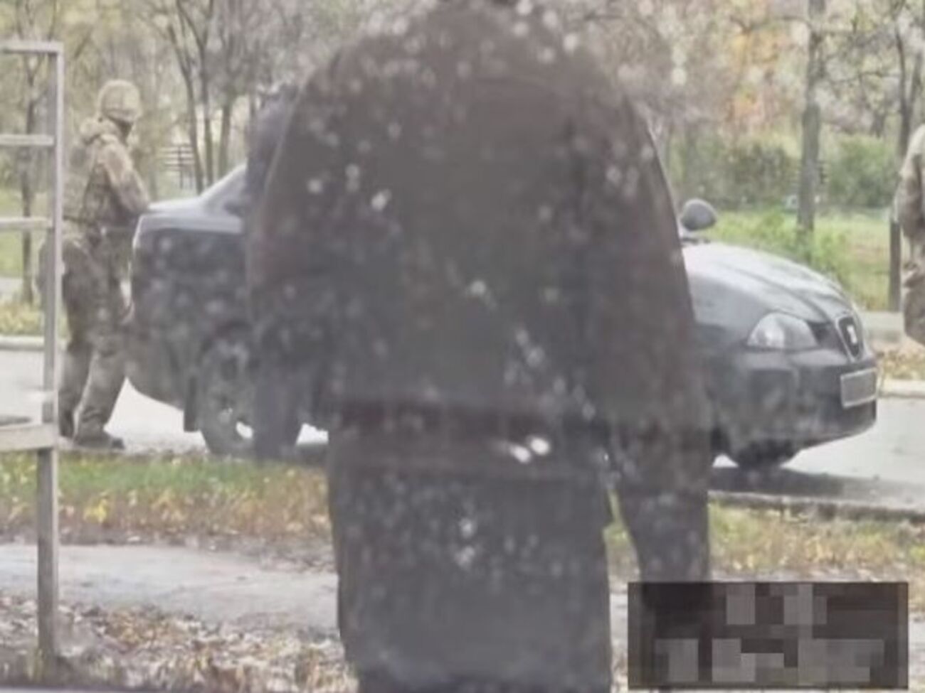 Задержание одного из диверсантов