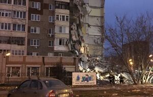 Один подъезд дома полностью разрушен