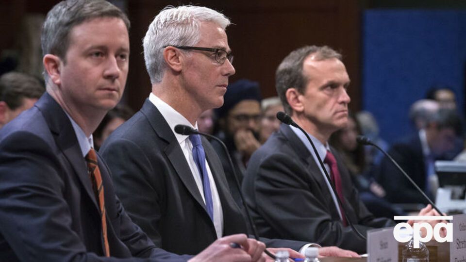 Керівники Facebook, Twitter і Google на слуханнях у Сенаті США, присвячених російському втручанню