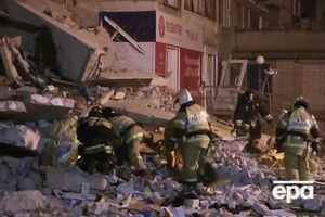 Подъезд девятиэтажного панельного дома обрушился днем 9 ноября