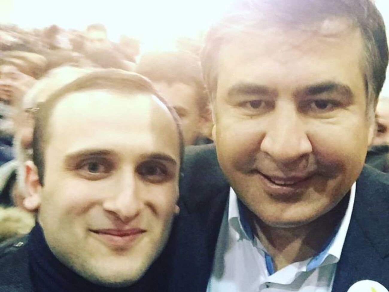 Ираклий Имнадзе (слева) и Михаил Саакашвили