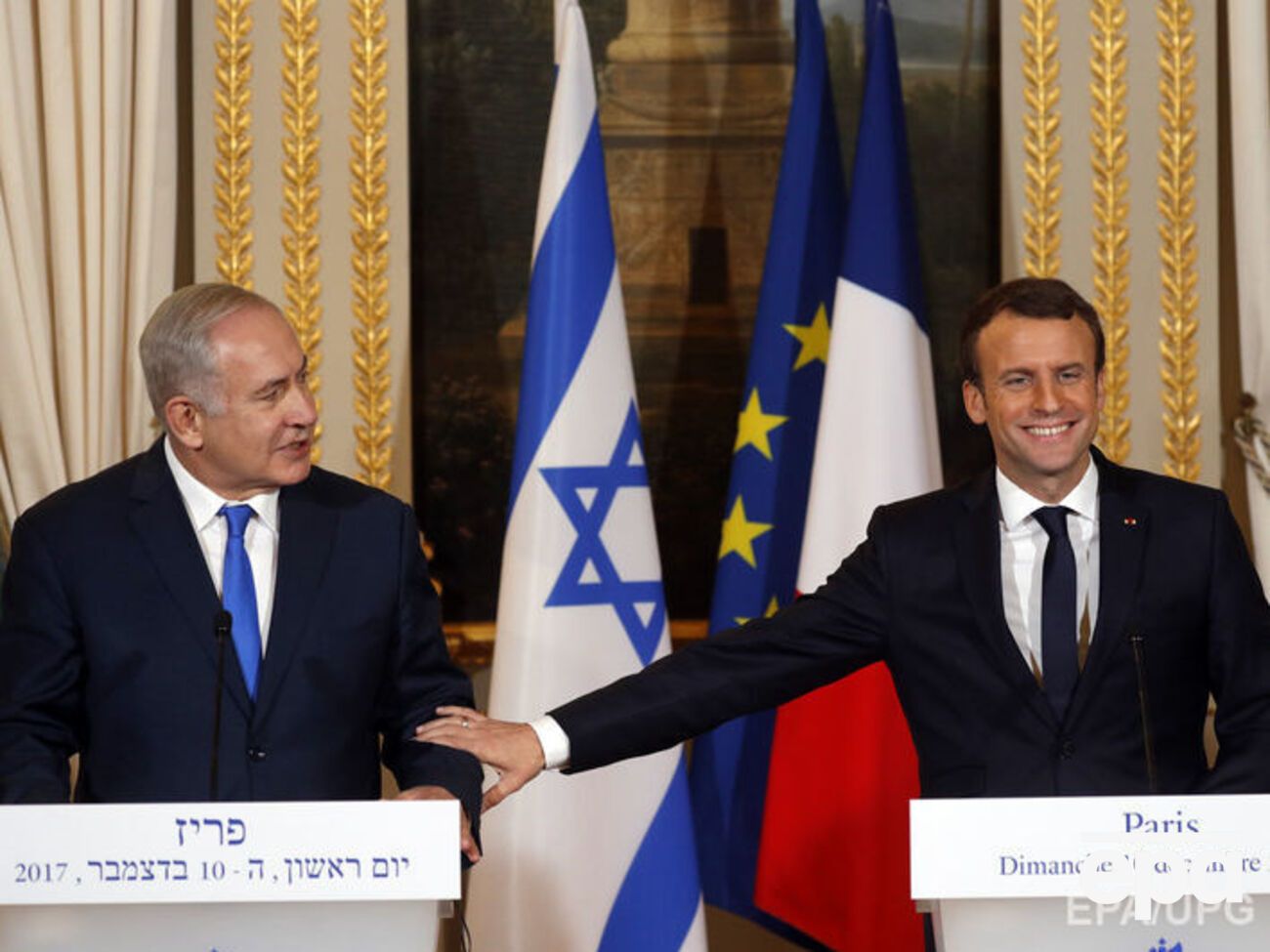 Нетаньяху и Макрон встретились во Франции
