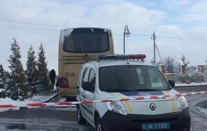 Автобус во Львовской области повредили 9 декабря