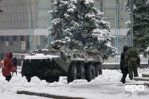 Боевики обстреляли поселок Луганское из пушек БМП