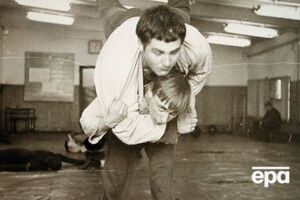 Путин и Шестаков на тренировке дзюдоистов в 1971 году