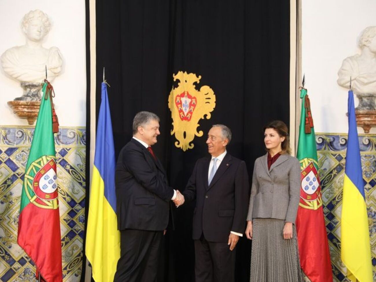 Встреча президентов Украины и Португалии прошла в узком кругу