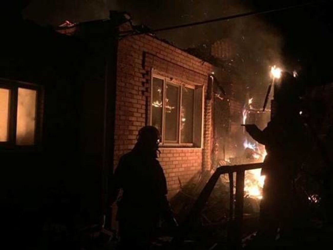 Обстрел начался в 17.00