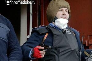 Приступа у 2014 році намагався захистити Горлівський райвідділ від сепаратистів