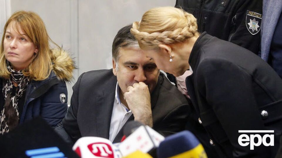 Тимошенко приходила на суд по поводу избрания меры пресечения Саакашвили