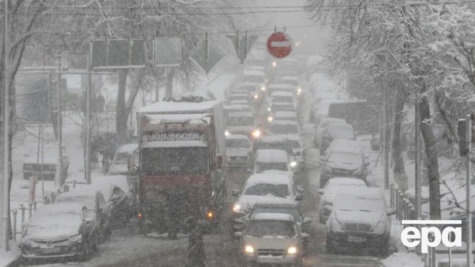 Снегопады в Украине продолжатся