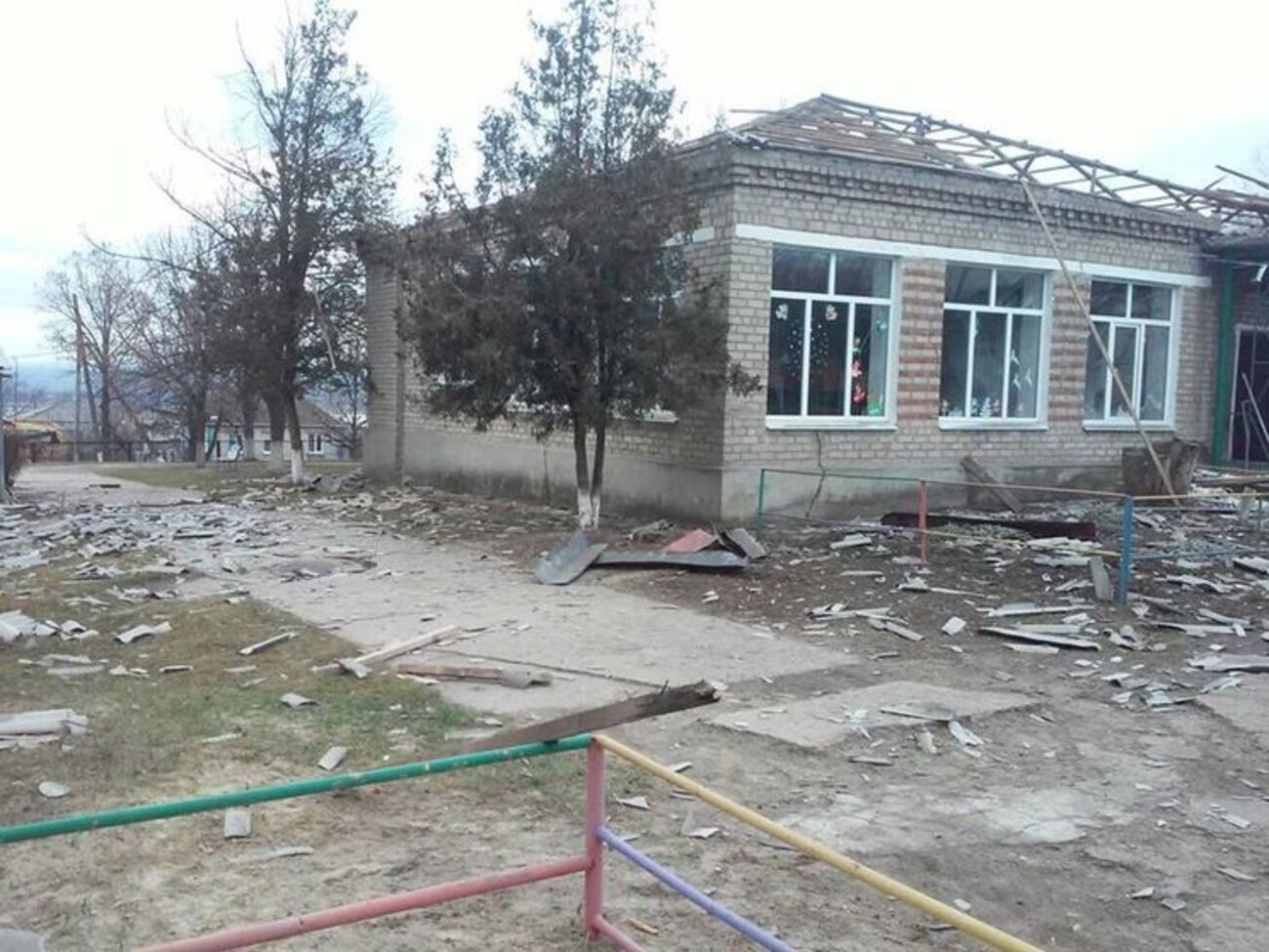 Боевики обстреляли Новолуганское