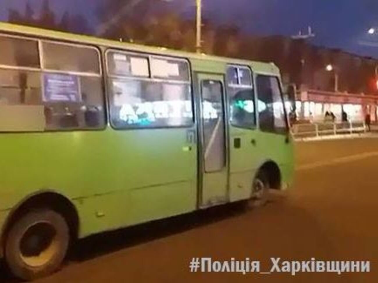 Мужчина попал в ДТП на угнанной маршрутке