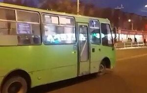 Чоловік потрапив у ДТП на викраденій маршрутці