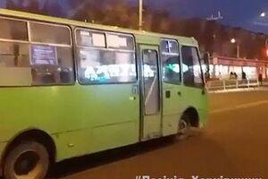 Мужчина попал в ДТП на угнанной маршрутке