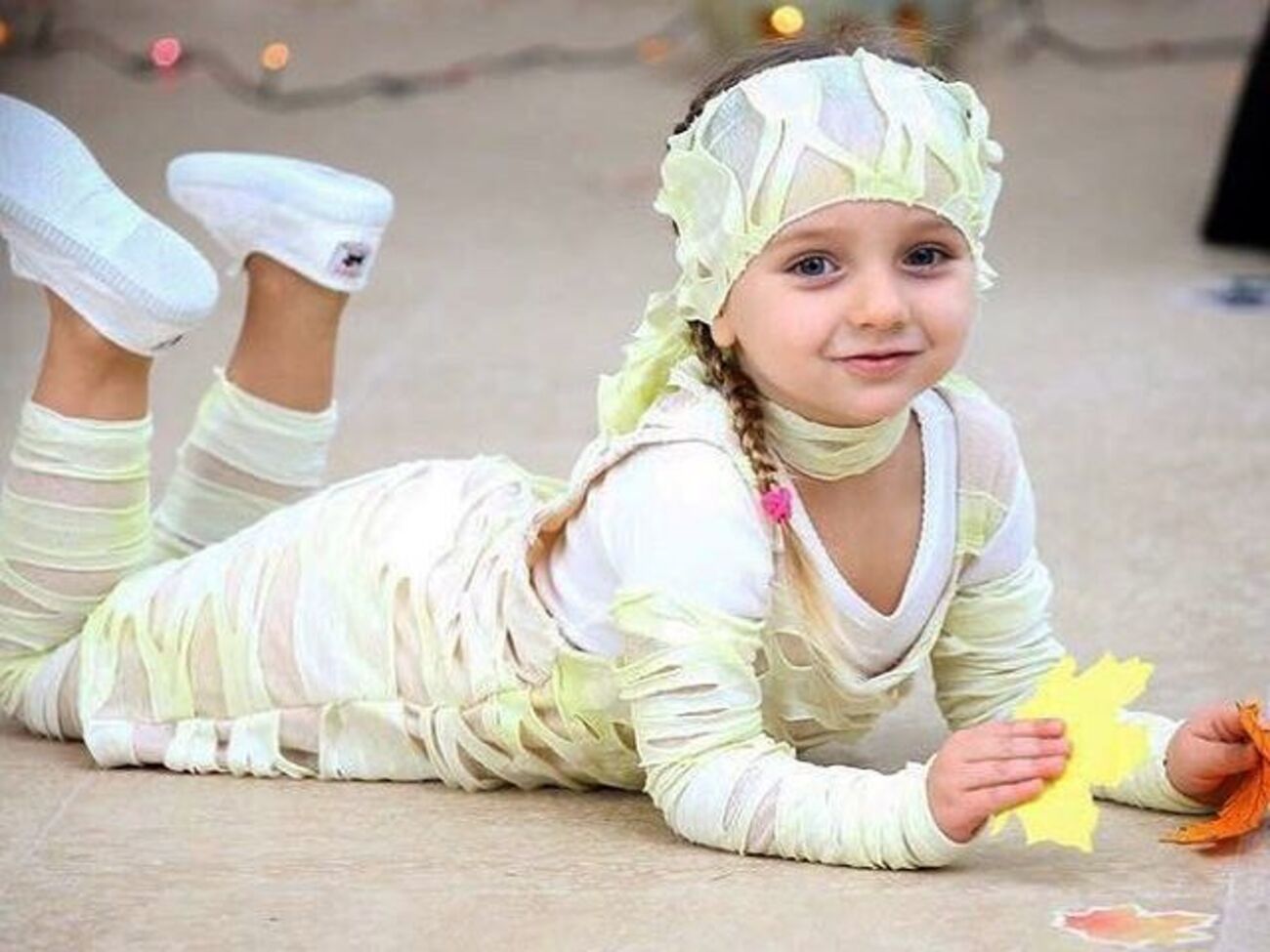 Надежда Пескова учит английский язык