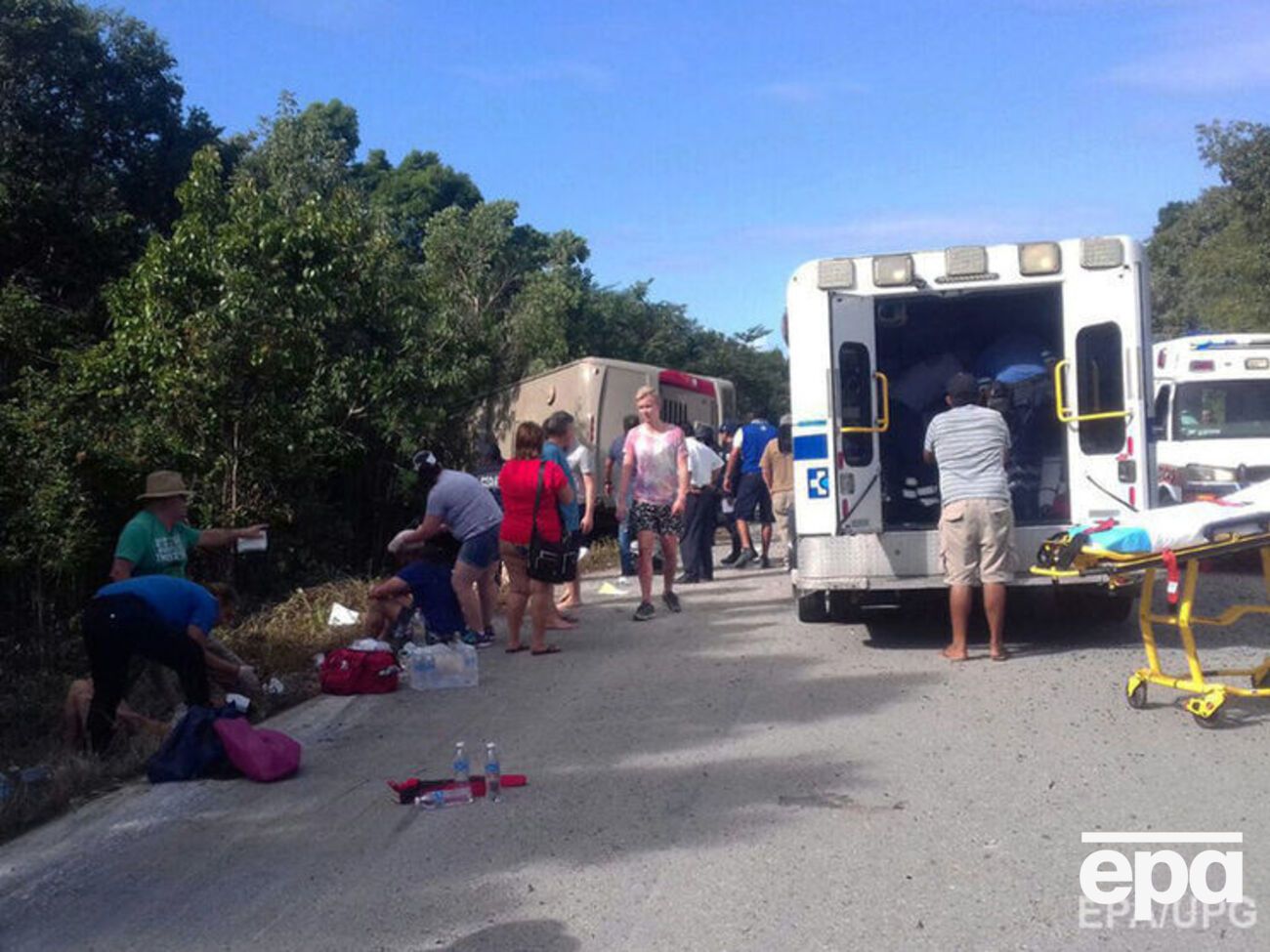 В автобусі були туристи