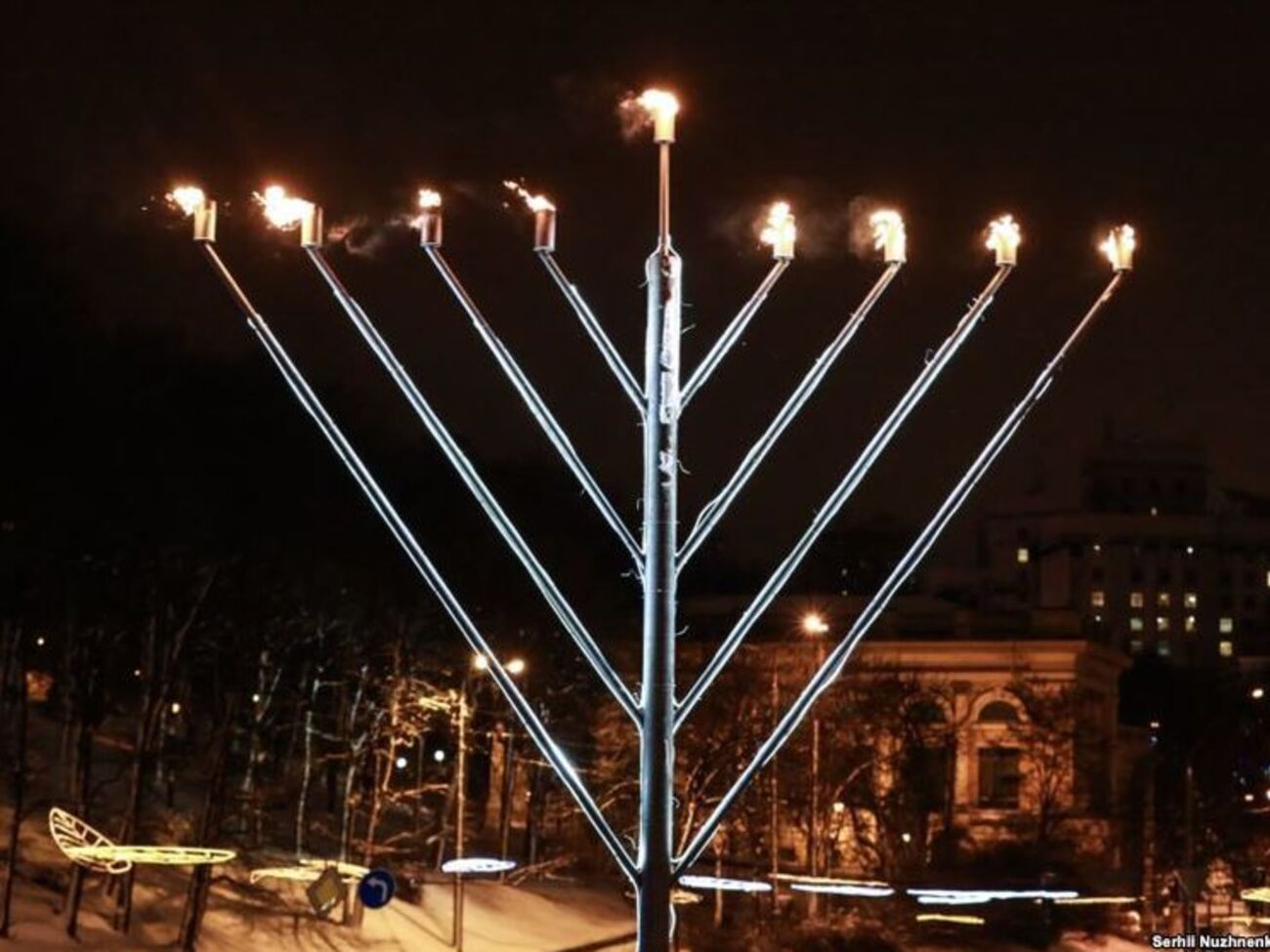 в Украине празднуют Хануку