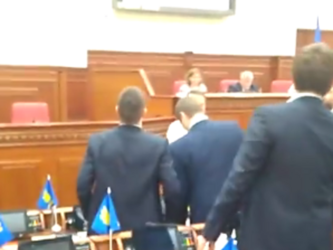 В Киевсовете упала часть потолка