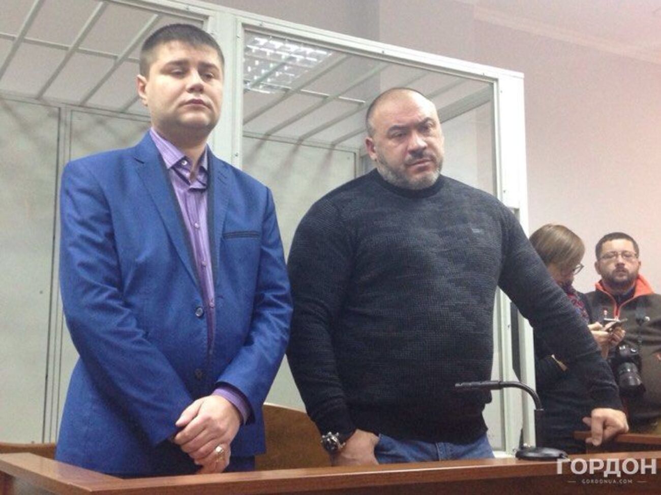 Крысин (на фото справа) получил условный приговор