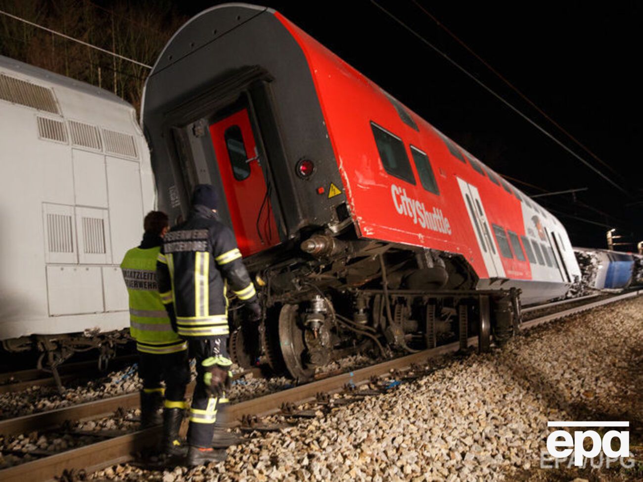 В Австрии столкнулись поезда