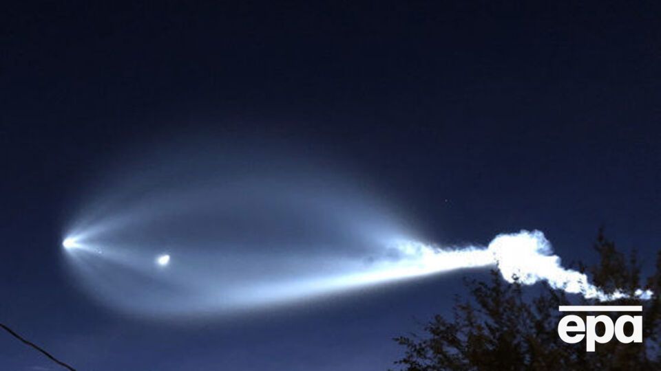 Запуск ракети SpaceX могли спостерігати жителі Каліфорнії