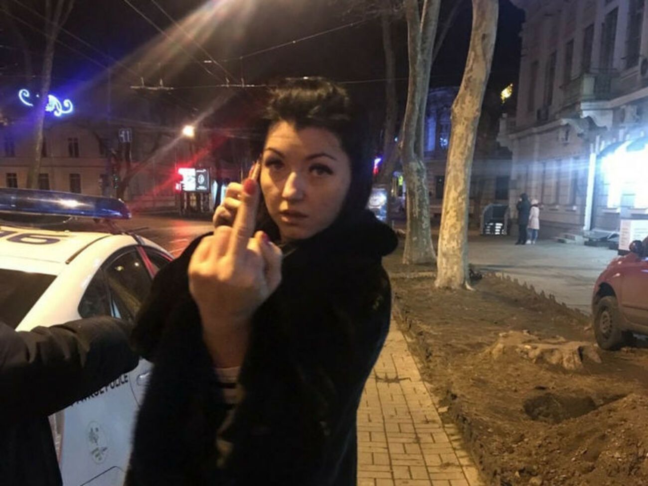 Чиновниця ображала поліцейських, які зупинили її авто