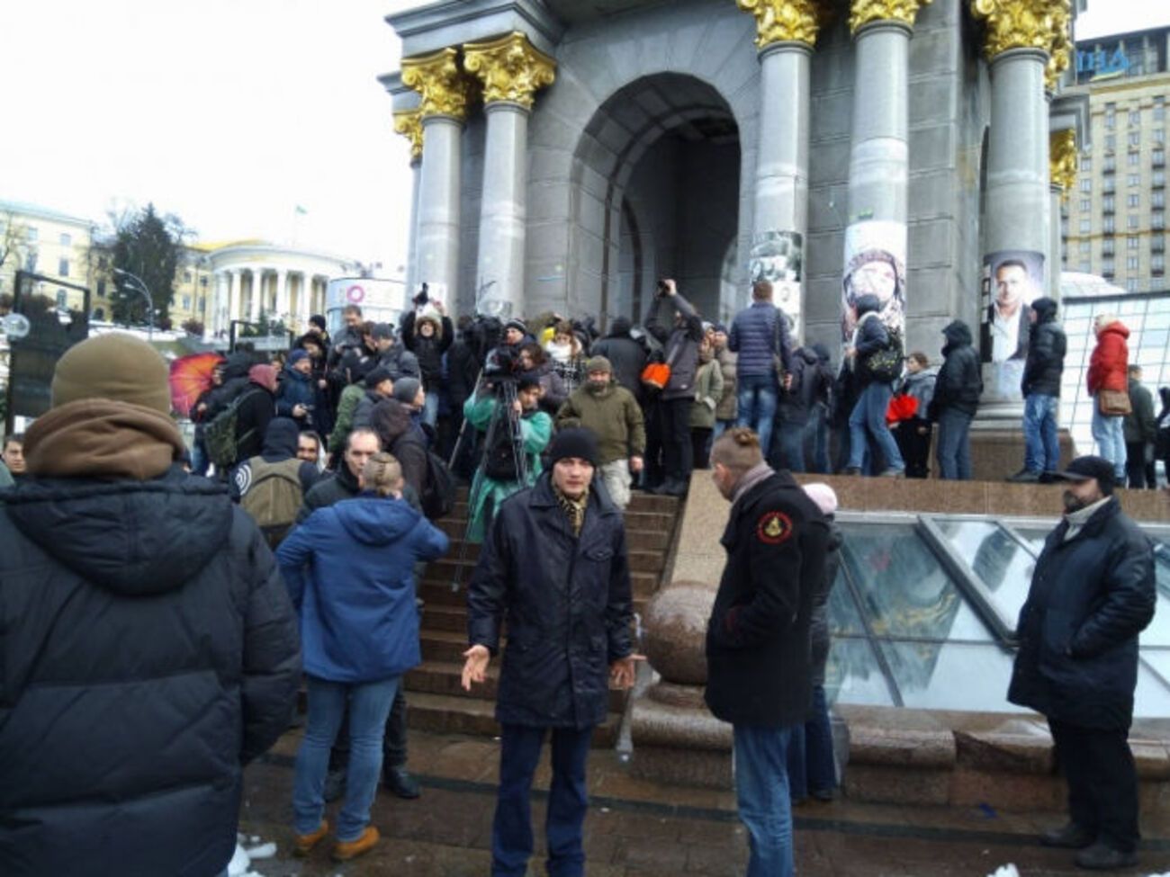 Акция проходит на Майдане Незалежности